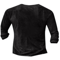 Abtel Mens T majice Bat Print Majica Casual Bluza Muški modni praznični pulover crne s