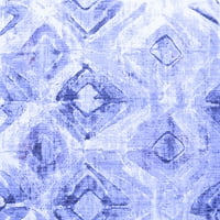 Ahgly Company u zatvorenom pravokutniku Sažetak Plava prostirke savremene površine, 3 '5'