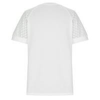Darzheoy ljetne majice za WOMEM Ležerne vrhove Tuničke čvrste majice Ležerne bluze s kratkim rukavima