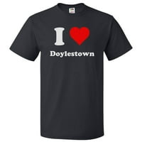 Heart Doylestown Majica - Volim da poklon tineestown tie