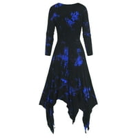 Steampunk gotičke haljine za žene vintage čipkaste korzet asimetrično midi haljina viktorijanska vintage