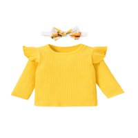 Hirigin Girls Set odjeće, let rukava pulover i cvjetna suknja za ispis