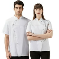Enquiret Chef kratki rukav muškarci prozračne ugostiteljske uniforme kuhanje unise radne odjeće Ljetni