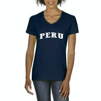 Normalno je dosadno - Ženska majica V-izrez kratki rukav, do žena Veličina 3XL - Peru