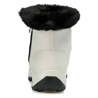 Colisha Ženske tople cipele plišane obložene sniježne čizme Mid-Calf zimska čizma Ženska strana zip