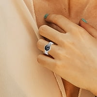 Prsten za oblikovanje satom za žene za žene Angažovanje vjenčanog nakita poklon za žene djevojke, tinejdžerske
