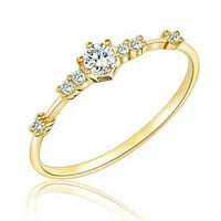 Prstenovi za žene Modni vječni tanki prstenovi za oblaganje vjenčanog nakita