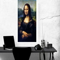 Mona Lisa Poster Entertainment Decor 27inx40in Theme za zabavu Soba Art Poster UnfEd, Starost: Odrasli,