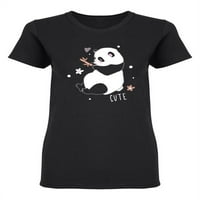 Slatka Lazy Panda dizajnerska majica u obliku žena -image by shutterstock, ženska X-velika