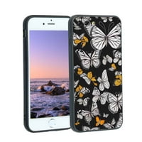 Kompatibilan sa iPhone Plus futrolom telefona, leptiri Kućišta Muška žena, Fleksibilna silikonska udarna