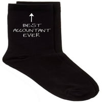 Najbolji računovođa ikad crne čarape za rođendan rođendane božićni poklon muški rođendan