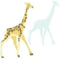 Cimerice RMK33622GM Dwell Studio Giraffe Obilice i stick Giant zidne naljepnice