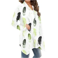 Viadha ženska modna floralna jakna s dugim rukavima od tiskane kardigan