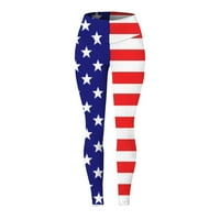 Dan nezavisnosti za ženska američka 4. jula Ispisuje gamaše viseće strugove za jogu trčeći pilates teretana