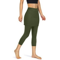 Bacc Yoga hlače tajice džepovi tenis capris Sportske suknjene žene yoga nogave suknje elastične joge