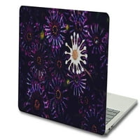 Kaishek Hard Shell futrola Kompatibilan MacBook Pro 14 Model A M1, tip C Purple Series 0634