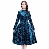 Jesenji i zimski rukav Cheongsam haljina visokog temperamenta Elegantne haljine ženske haljine