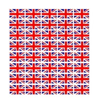 Zidne naljepnice FELTREE -Union Jack UK -Kountry zastava Privremena tetovaža naljepnica za lice