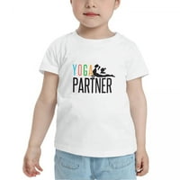 Yoga partner smiješne majice mališane za dječake djevojaka