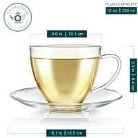 Teabloom Royal teacup i tanjir - set od četiri - oz