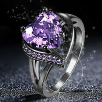 Lowrofile prstenovi za žene Djevojke pozlaćene ljubavne slaganja za muškarce Pokloni zvona