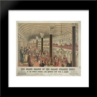 Grand Salon of Hudson River Steamboat privukao je uokvirenu umjetničku printu prema nastavku i Ivesu