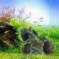 Šuplje drvo debla za ukras akvarij, rezin riblje spremnik, Betta Fish Mali silny ribe skrovište house