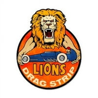 Prošlo vrijeme znakovi PS lavovi vuk traka automobila, prilagođeni metalni oblik - lbs