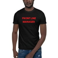 3xl Crvena linija prednje linije Majica kratkih rukava pamučna majica od nedefiniranih poklona