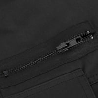 HFYIHGF Cargo Hlače Žene Nisko struk Stretch Baggy Streetwear Jogger Hlače Višestruki džepovi opuštene