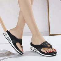 DMQupv sandale za žene s lukom podržavaju rimske t otvorene žene prtone ljetne potporne flip flops i
