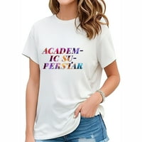 Obrazovanje Uticaj na školske poklone slatka ženska majica sa grafičkim otiskom - mekom i elegantnom