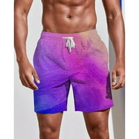 Ljetne šarene kratke hlače 3D štampanje muške hlače na plaži Primorski zabava Udobne kratke hlače za