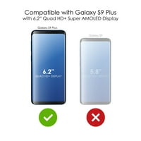 Case za razlikovanje za Samsung Galaxy S Plus - Custom Ultra tanka tanka tvrda crna plastična pokrivača - Forte za nogometne lopte