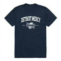 Republika 526-290-NVY- University of Detroit Mercy Men Seal Majica, Mornarica - Medium