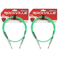 Rockville rcgt3.0g 1 4 TS to ts gitar instrument kabel