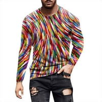 Gildan T majice stabilna odjeća Muška majica Grafički apstraktni vrat odjeću odjeća na otvorenom dugih