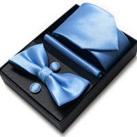 Muški vrat kravate poklon Bo 5-komadni set kravate za poslovne haljine, vjenčani mladoženja i gioomsmen