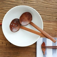 Norbi ručno izrađen 8. U dugoj ručici Drvena ramena supe kašike i kuhinjski pribor za kuhinjom Colender
