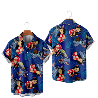 Prilagođeni Disney Lilo & Stitch majice kratkih rukava s majicama majica Ležerna plaža Kratki rukav za žene i muškarce