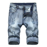 Muški kratke hlače od traperice Ljeto za prodaju pantalone za propise za dječake modni čvrsti udobni