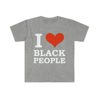 Ljubav crne ljude Unise majica S-3XL Crna je prekrasan crni ponos