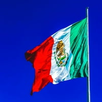 Šarena meksička zastava-San Jose del Cabo-Mexico Poster Print - William Perry