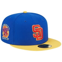 Muški novi Era Royal Yellow San Diego Padres Empire 59fifty ugrađeni šešir