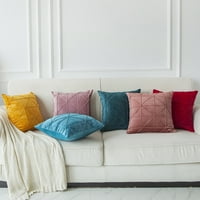 Bacite jastuk Udobni ukrasni kvadratni nordijski stil Art Velvet Sofa jastuka Početna Dekor za svakodnevnu