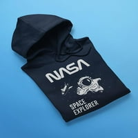 NASA Space Explorer Hoodie Men -Nasa dizajni, muški 5x-veliki