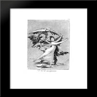 Nećete pobjeći u uokvirenom umjetničkom tisku Francisco Goya