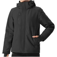 Trendy Falls Hoodies sa džepom Dugih rukava Potpuno zip pokrajnijem viljuška jaknu Ženska boja Blok