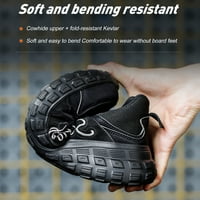 TANLEEWA čelične cipele za nožne prste za muškarce Ženske sigurnosne cipele Udobne radne tenisice za