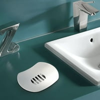 Leteći tanjur sapun od nehrđajućeg čelika držač sapuna za kupaonicu i tuš dvostruki sloj ispuštanja